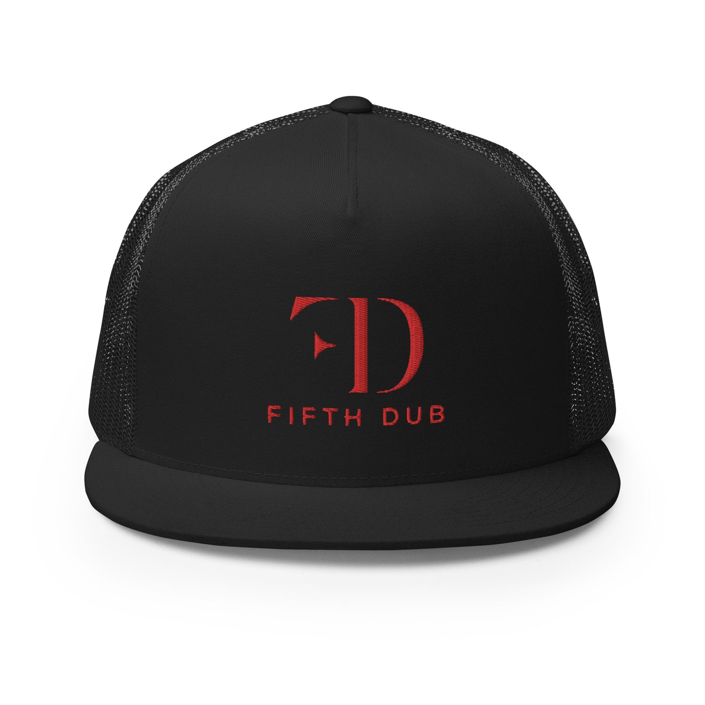 The Fifth Dub Sky Red logo trucker cap