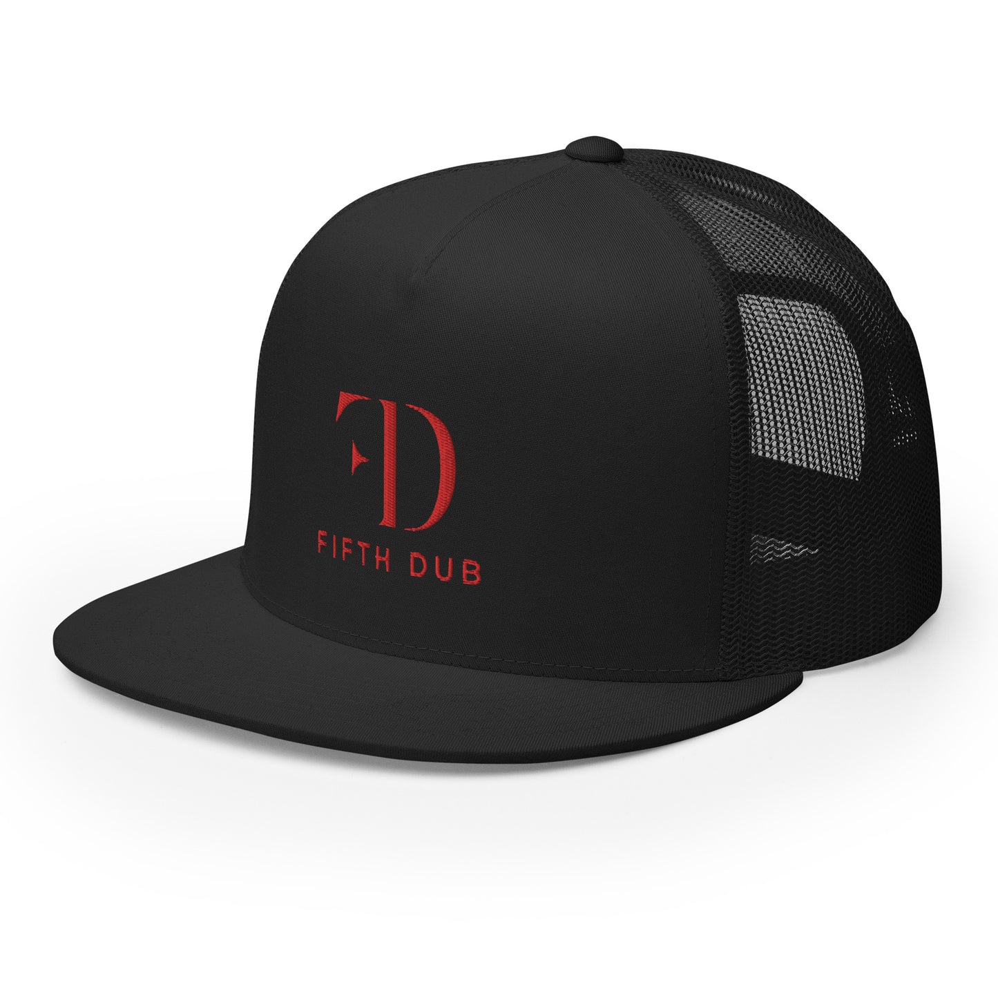 The Fifth Dub Sky Red logo trucker cap