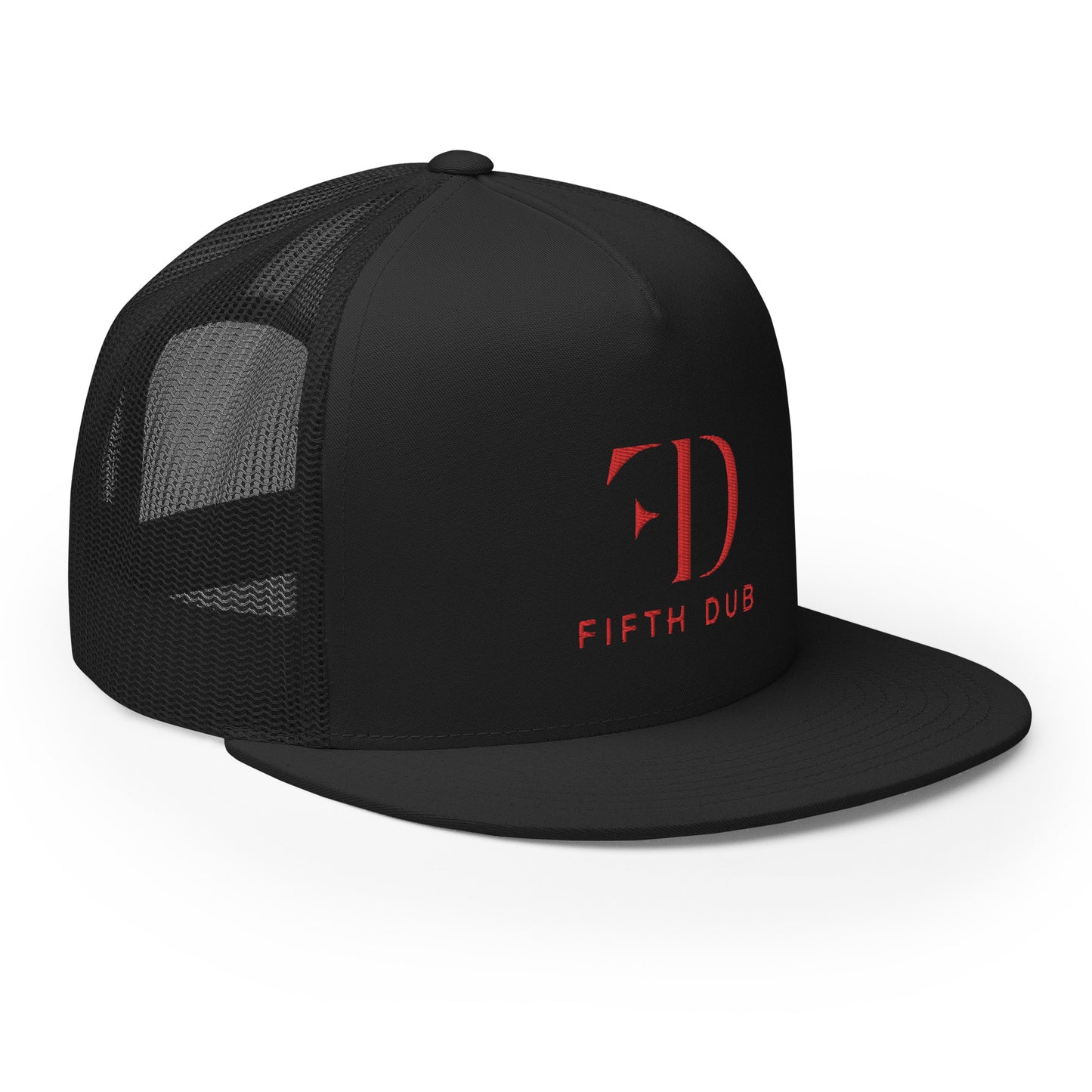 The Fifth Dub Sky Red logo trucker cap