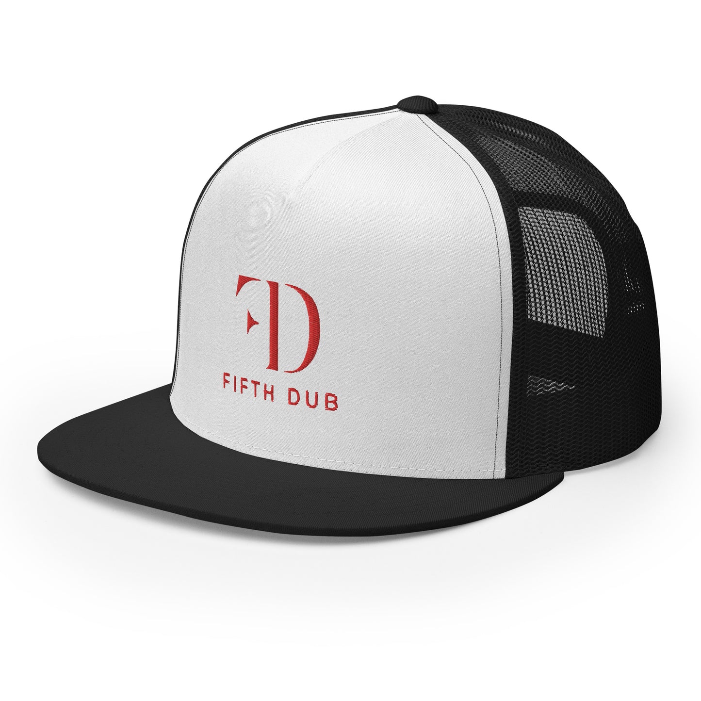 The Fifth Dub Sky Red logo trucker cap