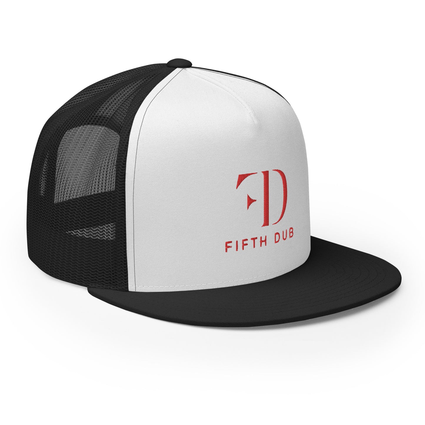 The Fifth Dub Sky Red logo trucker cap
