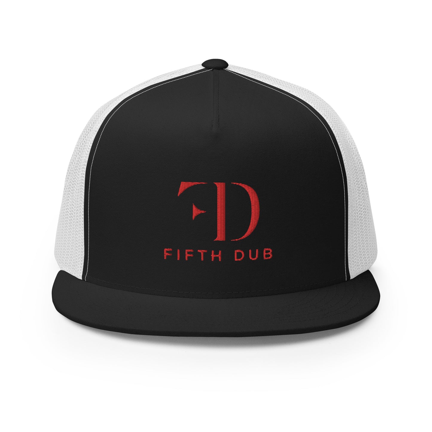 The Fifth Dub Sky Red logo trucker cap