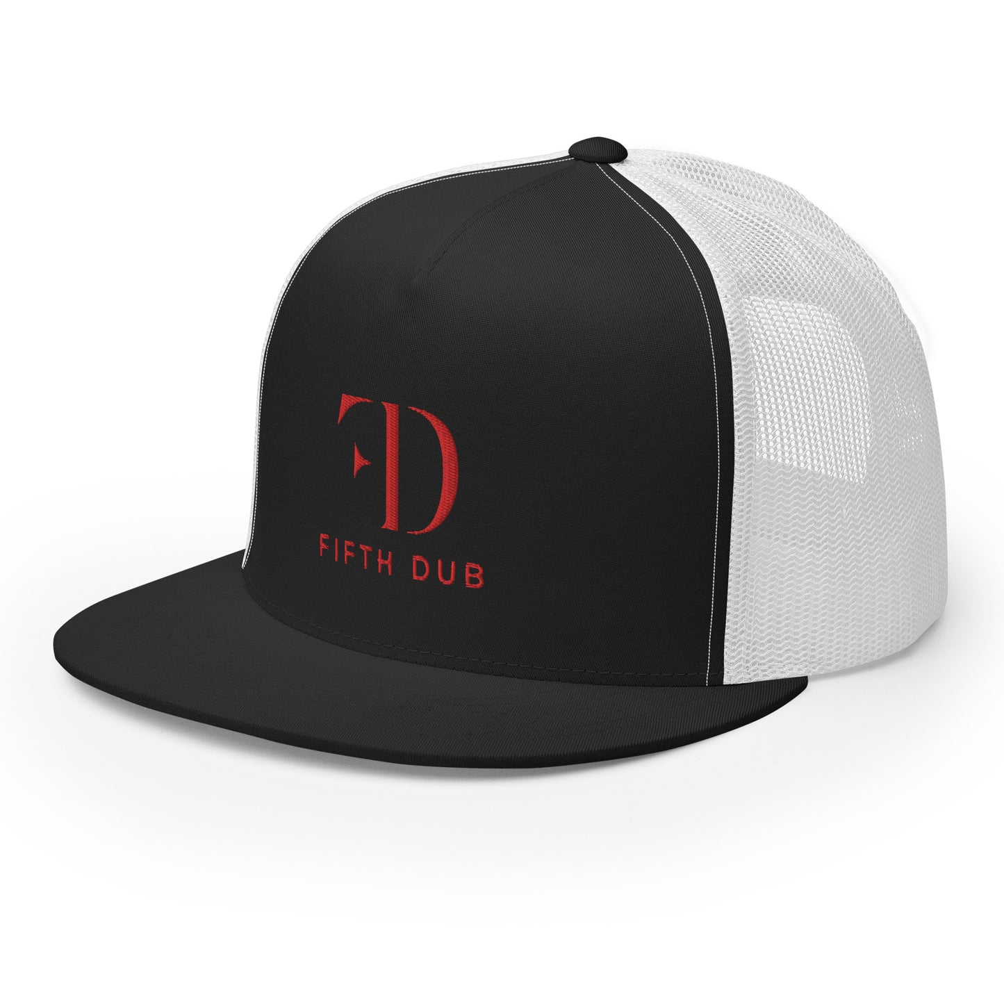 The Fifth Dub Sky Red logo trucker cap