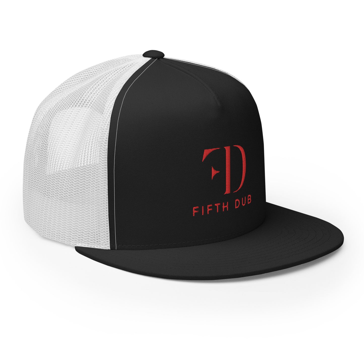 The Fifth Dub Sky Red logo trucker cap