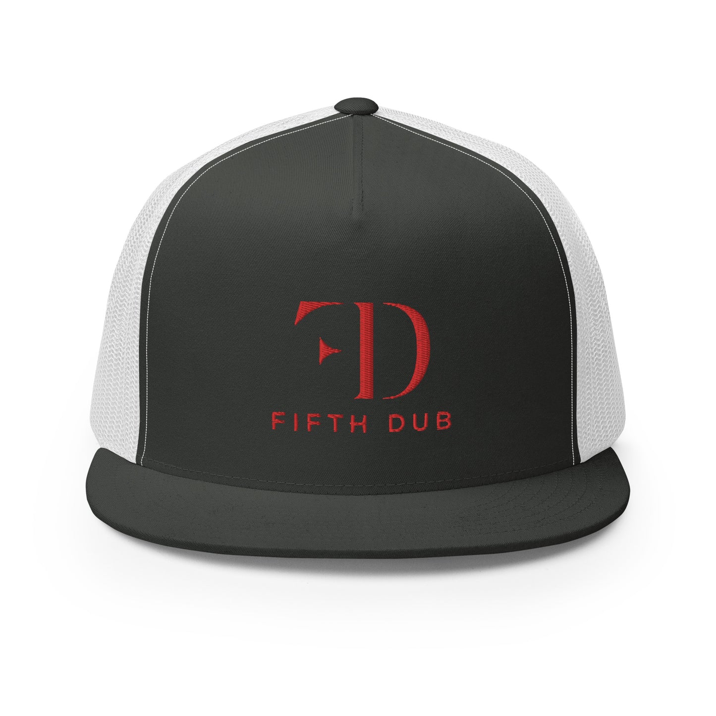 The Fifth Dub Sky Red logo trucker cap