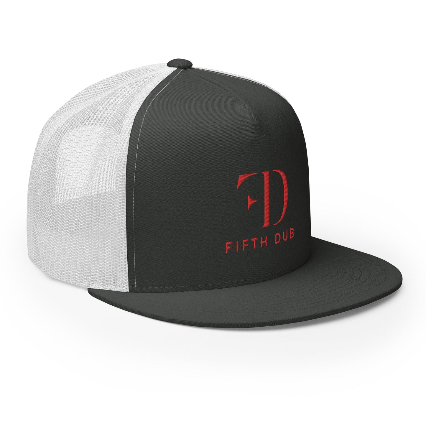 The Fifth Dub Sky Red logo trucker cap