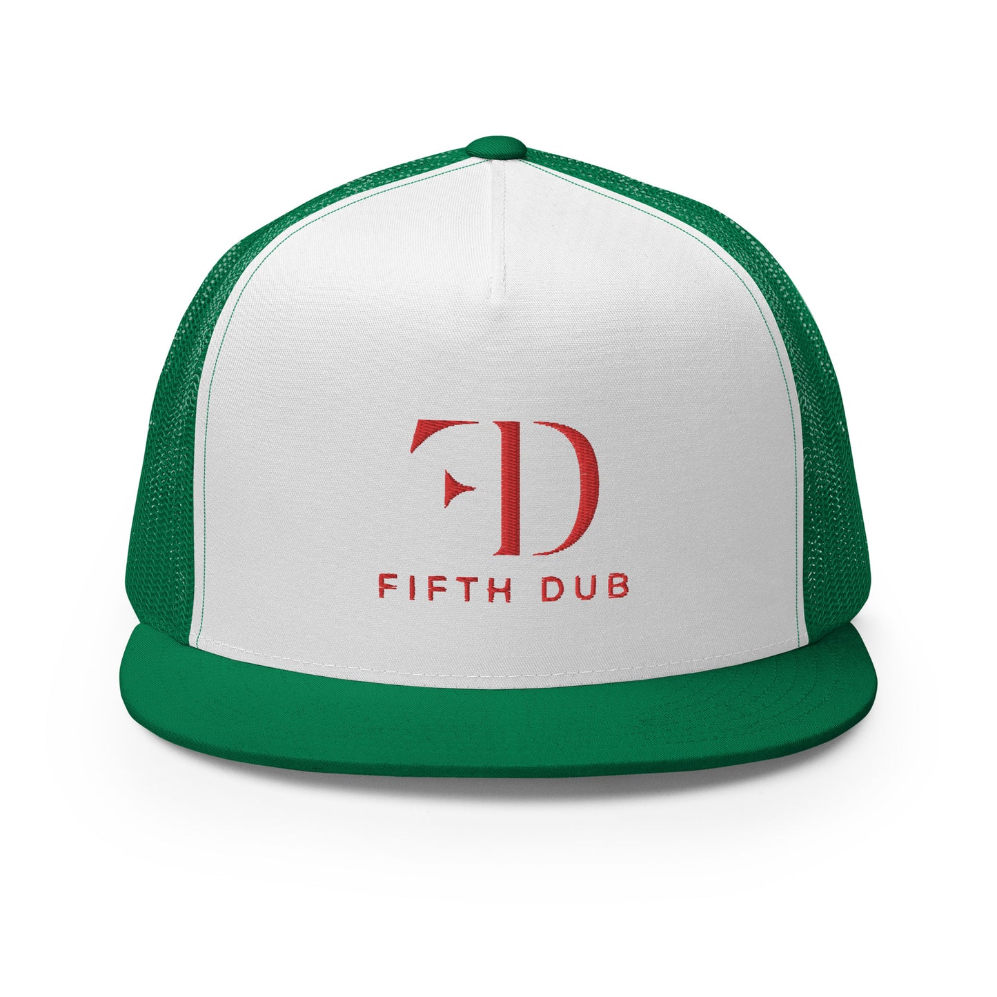 The Fifth Dub Sky Red logo trucker cap