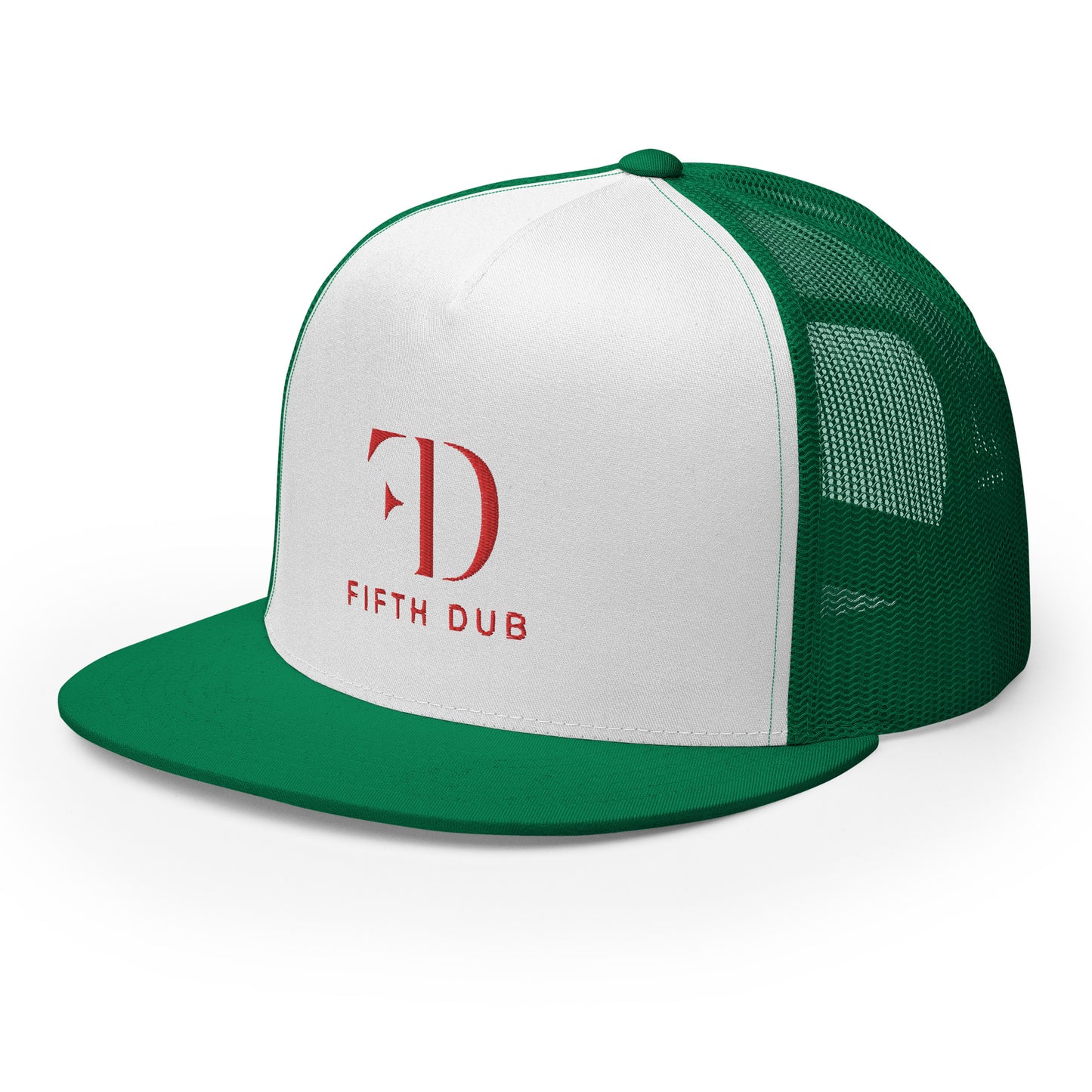 The Fifth Dub Sky Red logo trucker cap