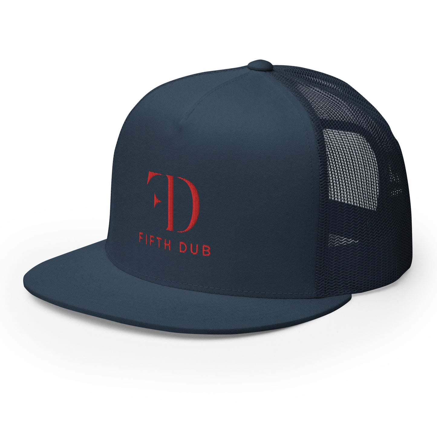 The Fifth Dub Sky Red logo trucker cap