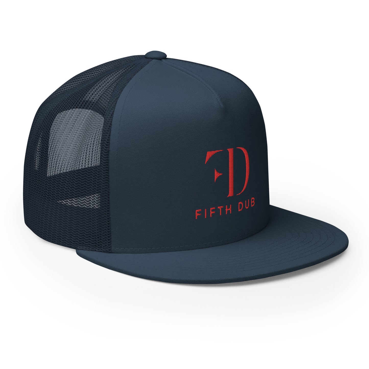 The Fifth Dub Sky Red logo trucker cap