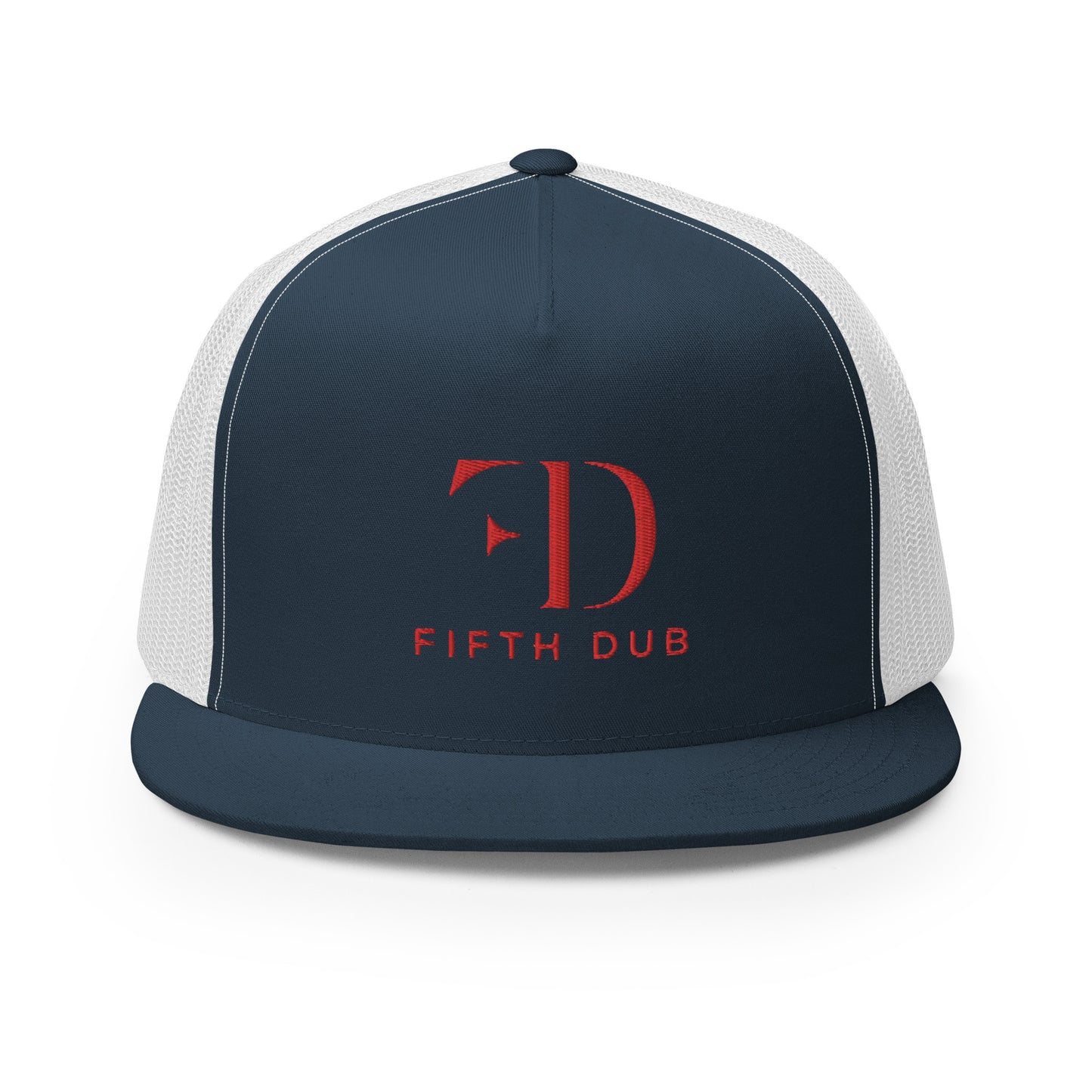 The Fifth Dub Sky Red logo trucker cap