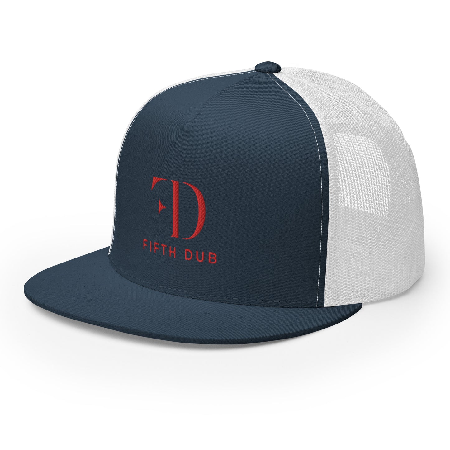 The Fifth Dub Sky Red logo trucker cap