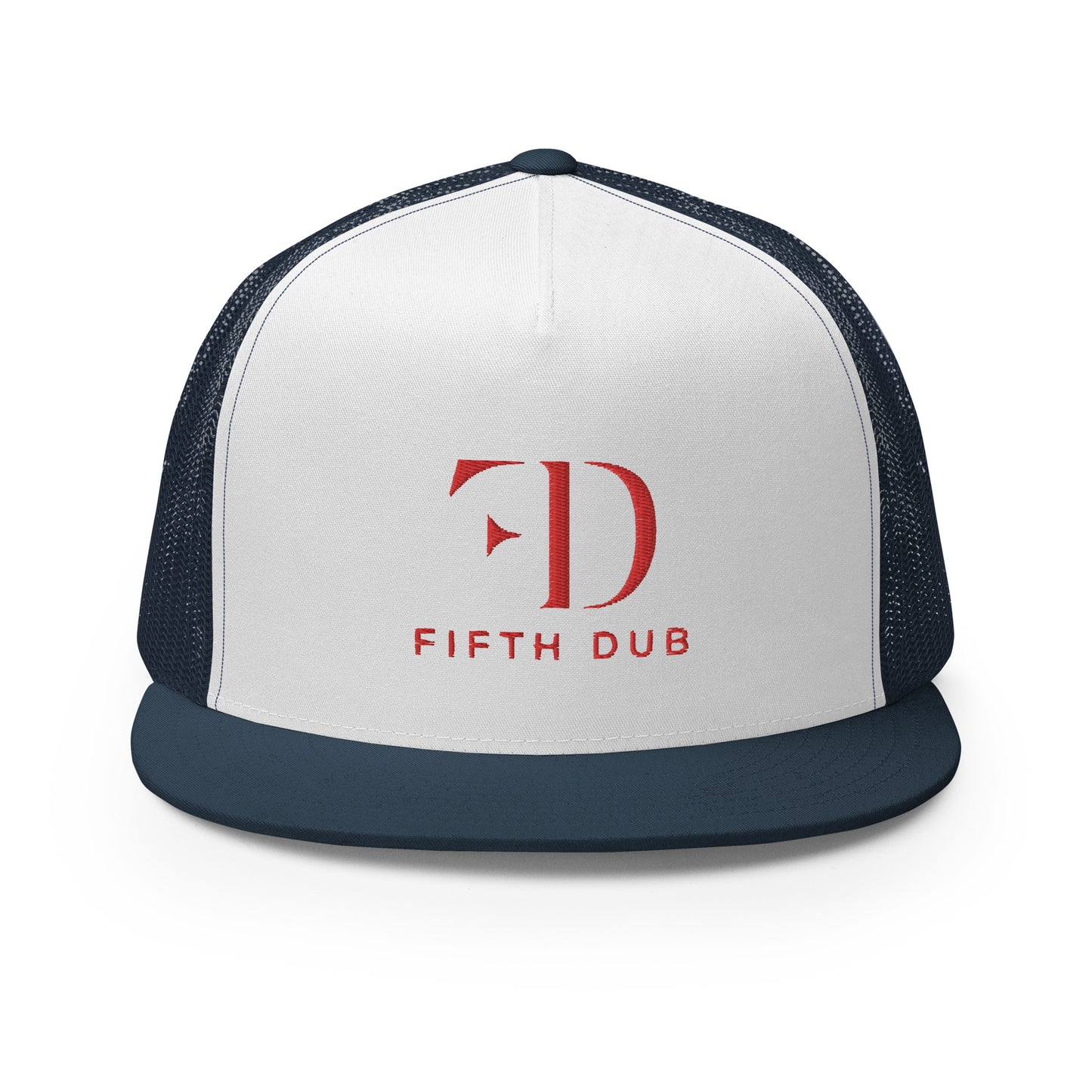 The Fifth Dub Sky Red logo trucker cap