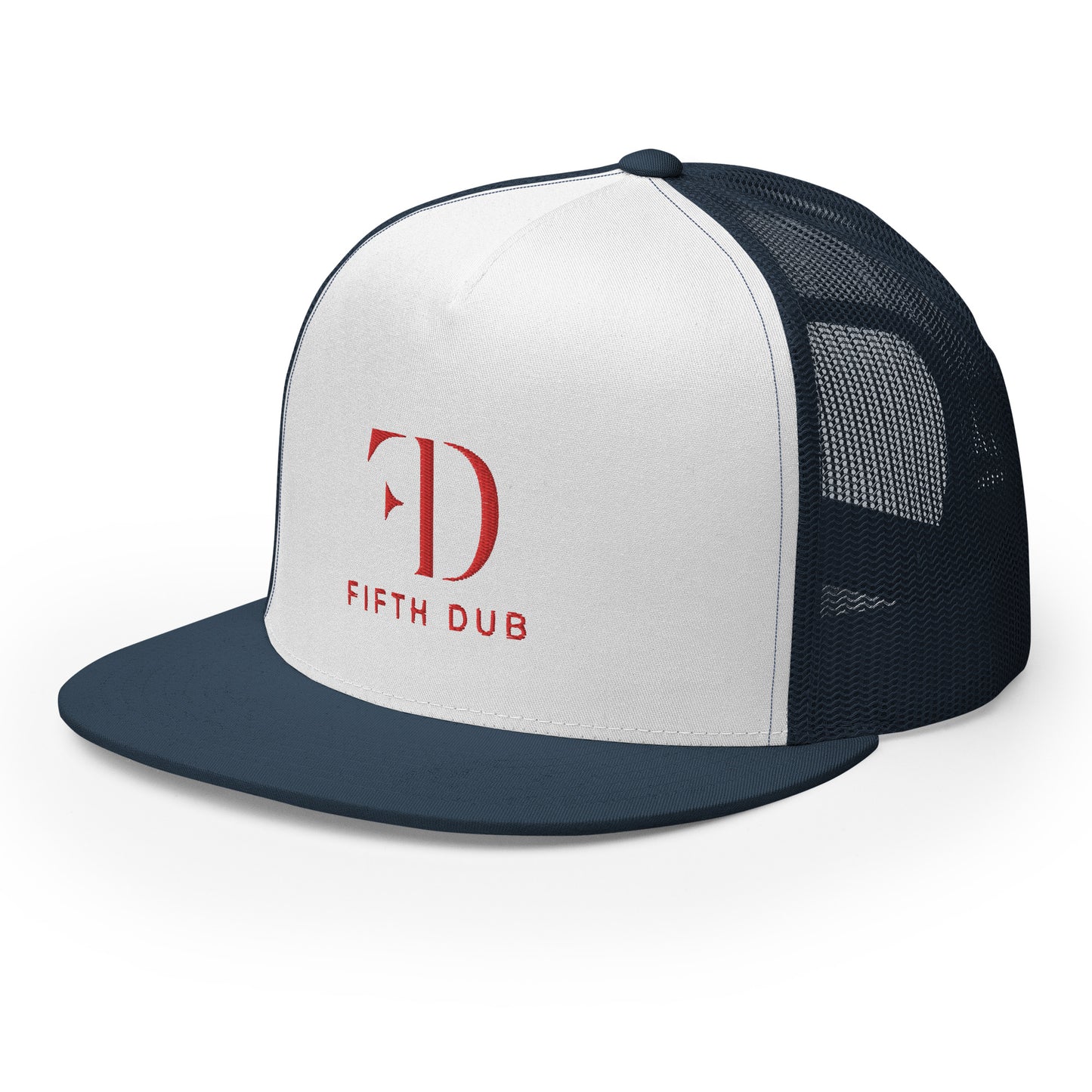 The Fifth Dub Sky Red logo trucker cap
