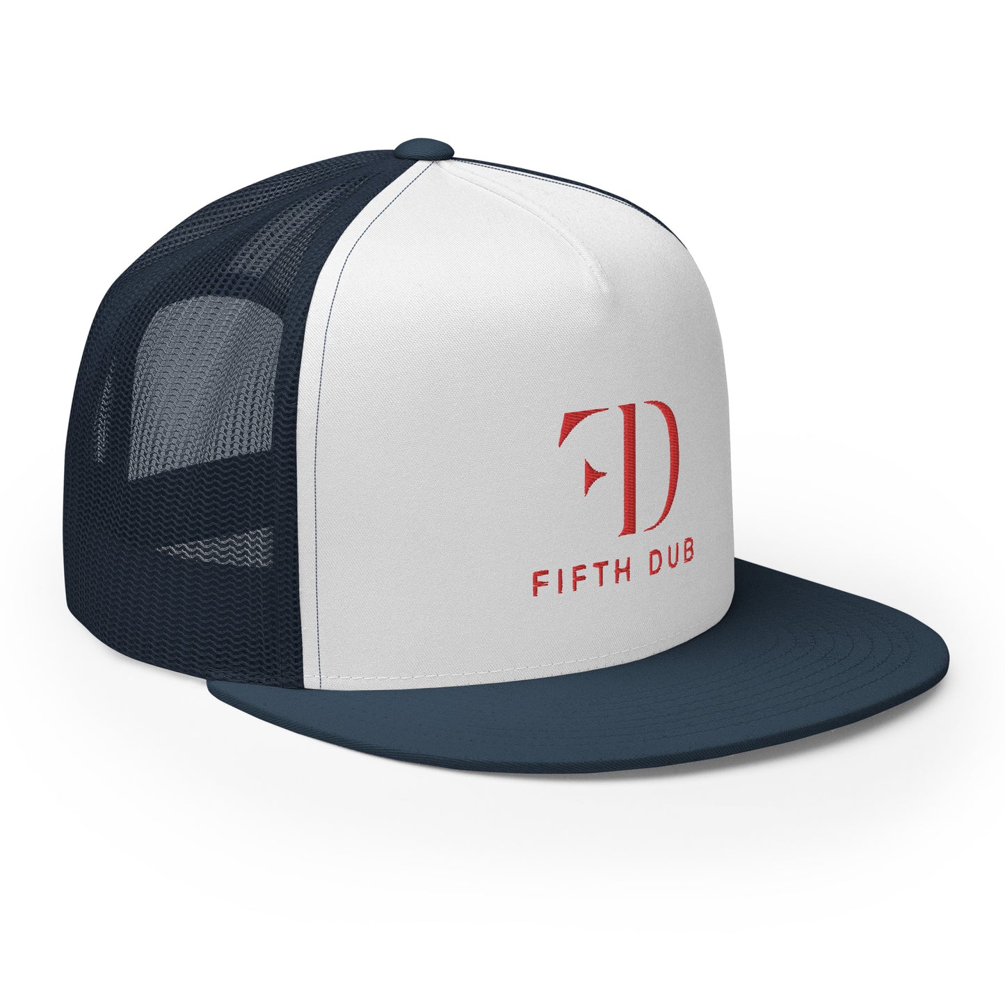 The Fifth Dub Sky Red logo trucker cap