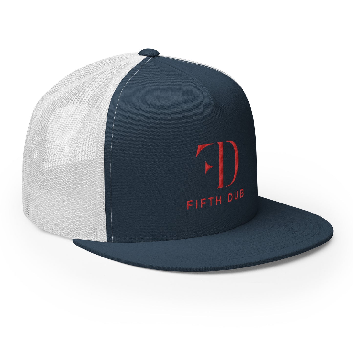 The Fifth Dub Sky Red logo trucker cap