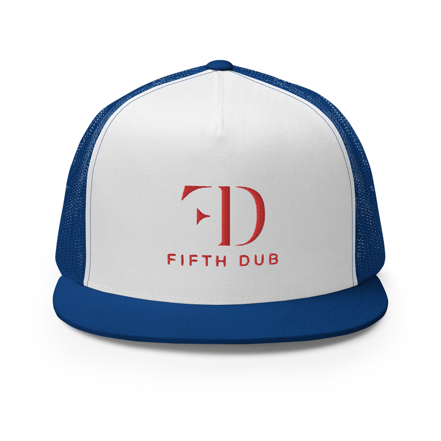 The Fifth Dub Sky Red logo trucker cap
