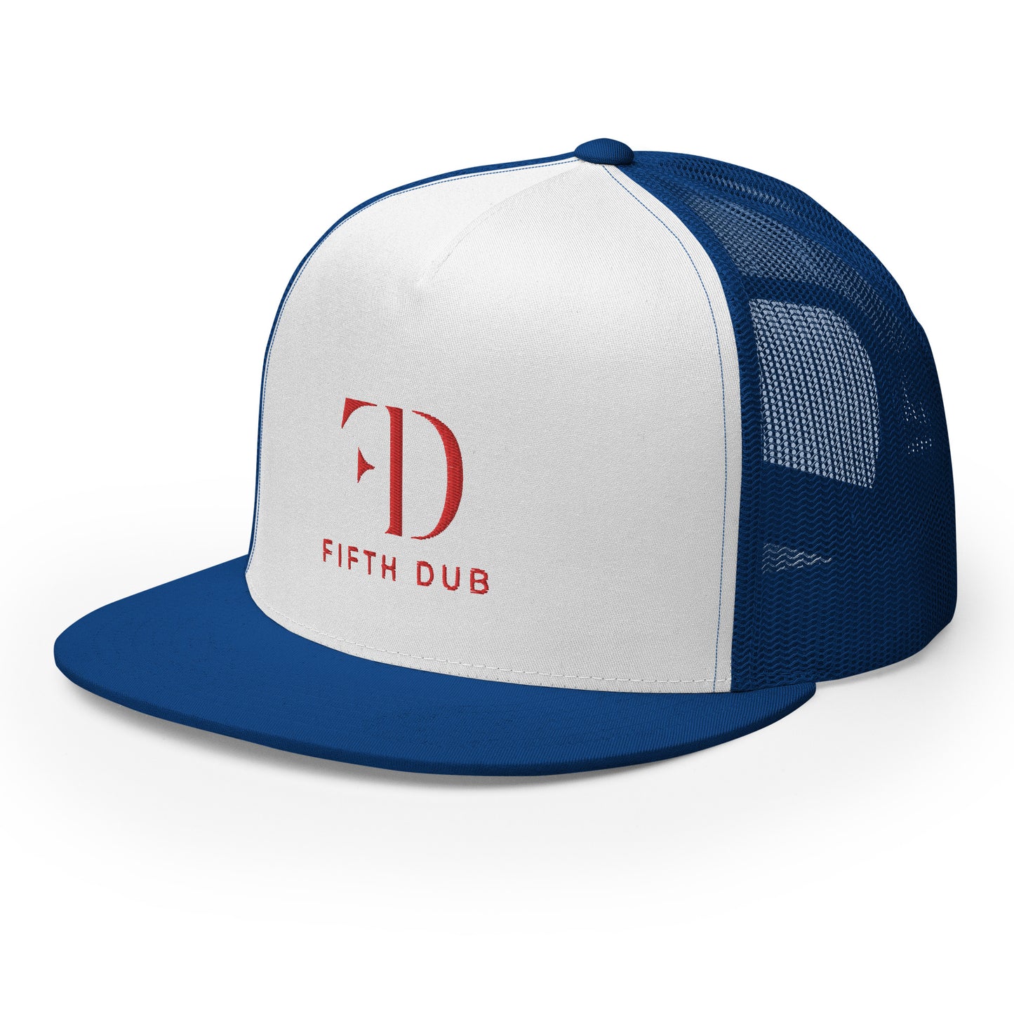 The Fifth Dub Sky Red logo trucker cap
