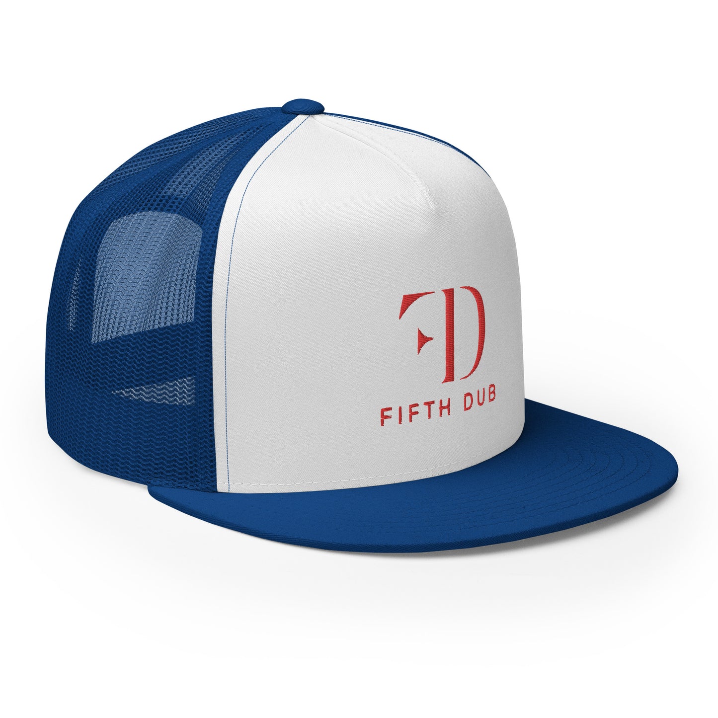 The Fifth Dub Sky Red logo trucker cap