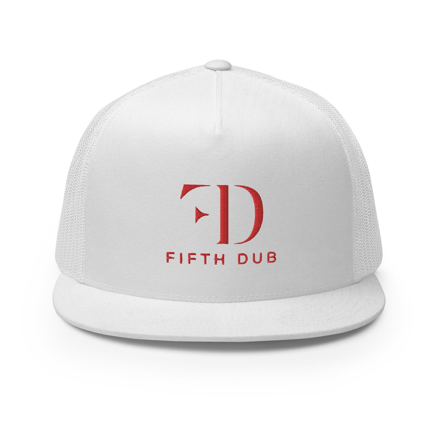 The Fifth Dub Sky Red logo trucker cap
