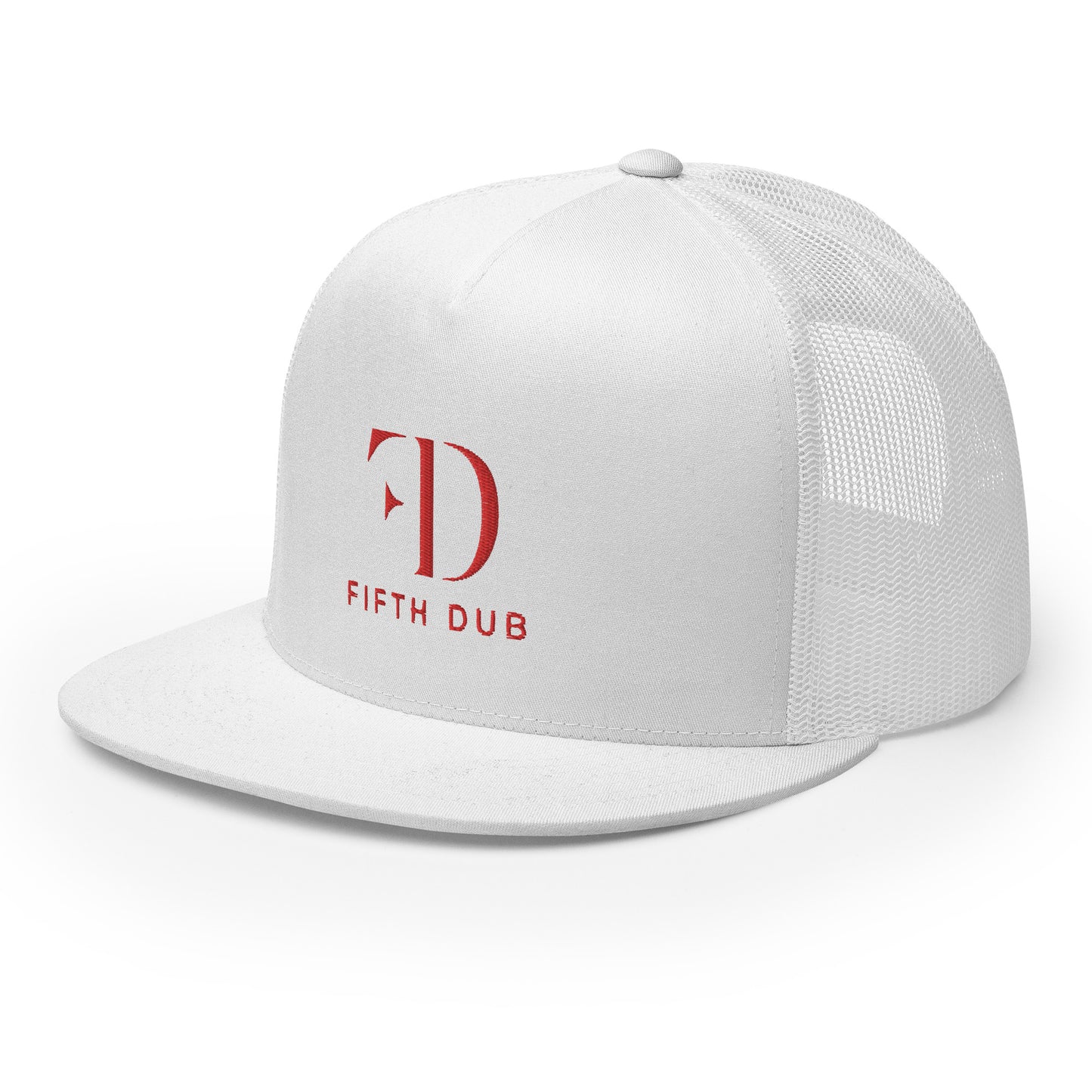 The Fifth Dub Sky Red logo trucker cap