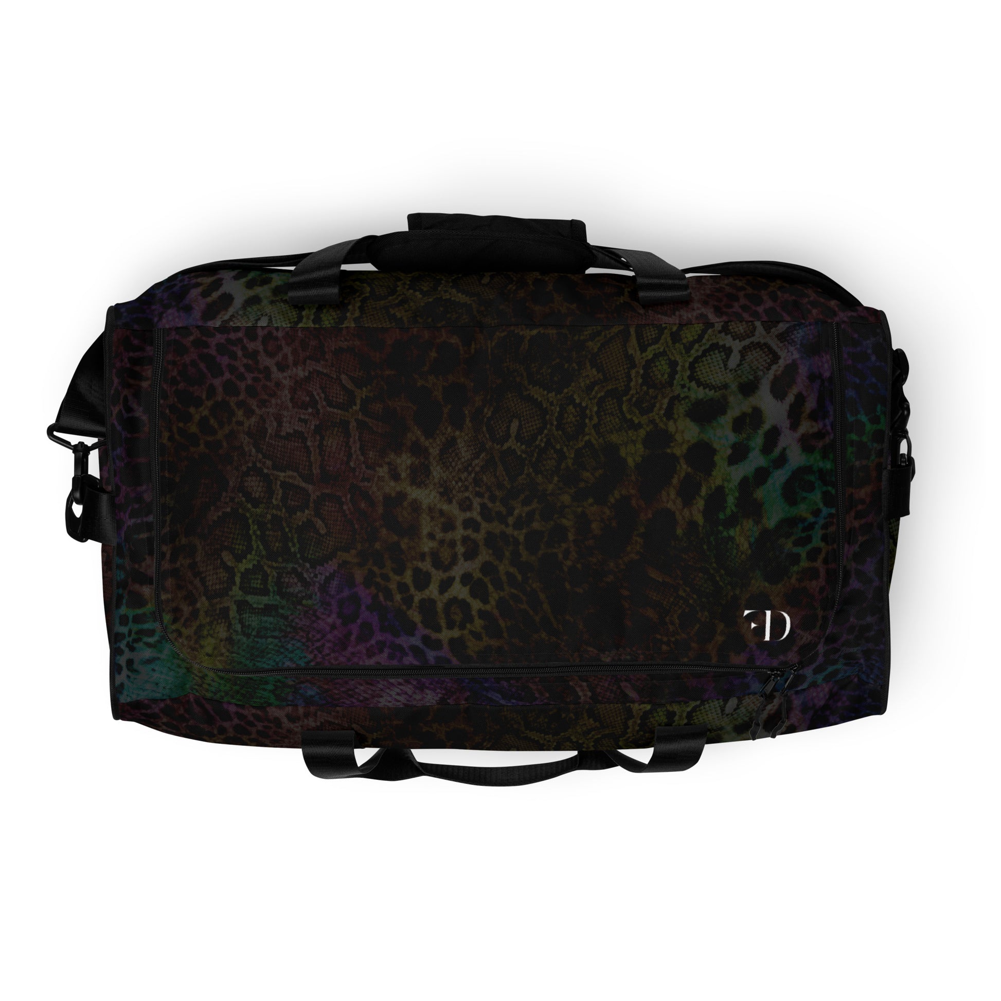 Fifth Dub Régne 1.0 Black Leopard Print Duffel Bag
