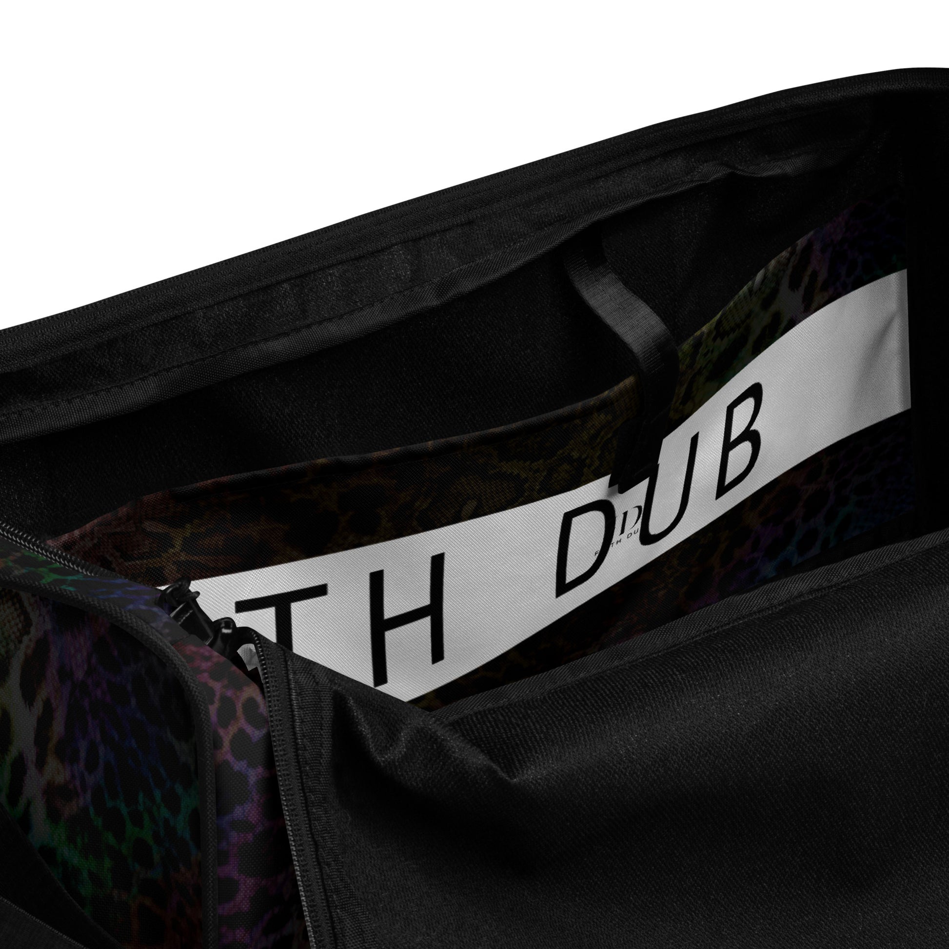 Fifth Dub Régne 1.0 Black Leopard Print Duffel Bag