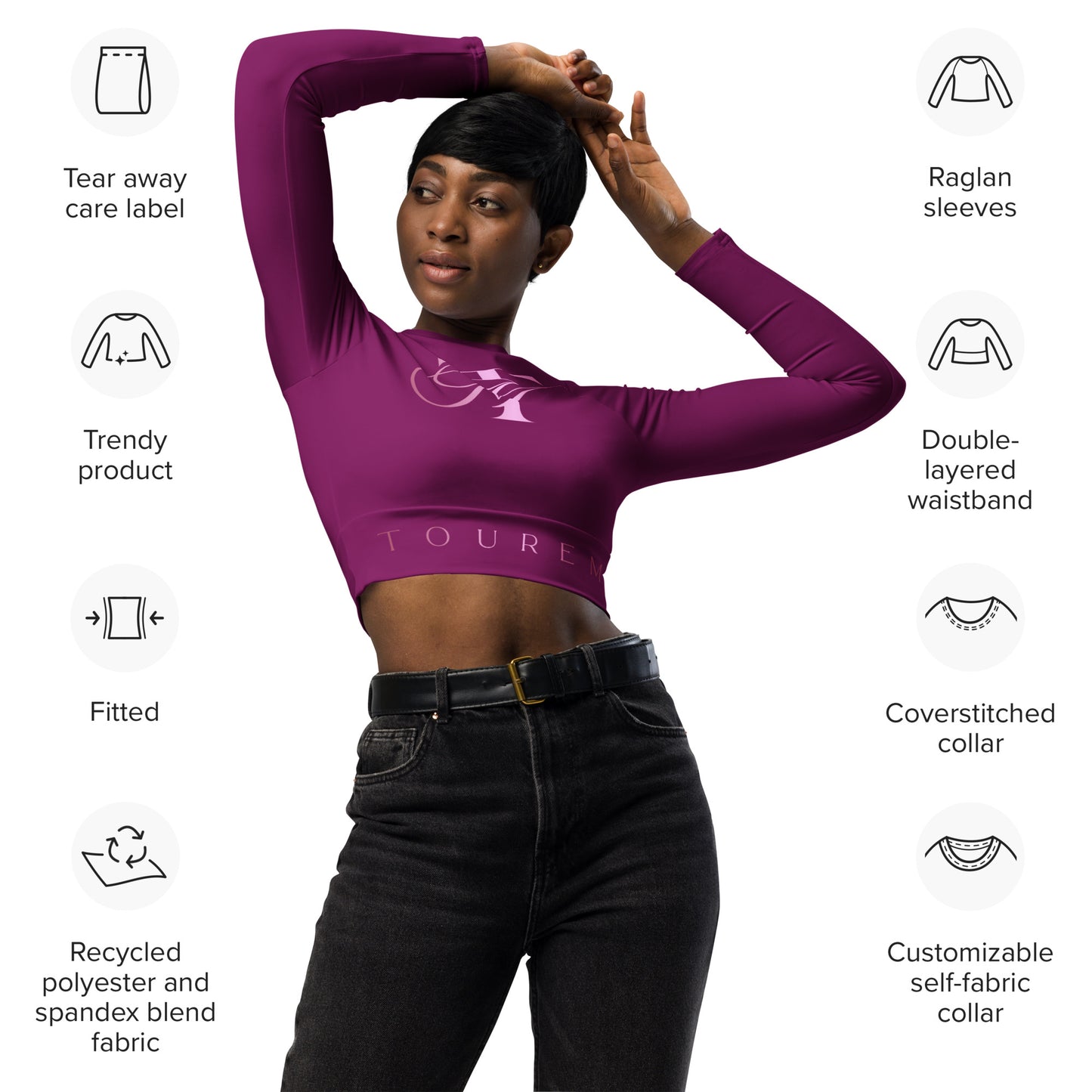 ToureM Raizel Long Sleeve Crop