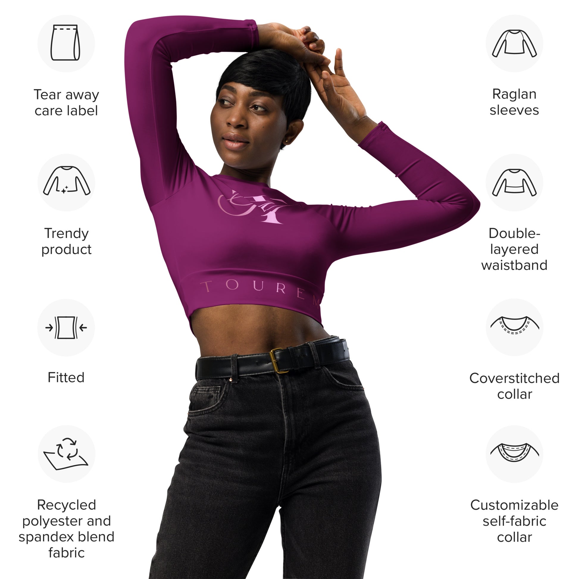 ToureM Raizel Long Sleeve Crop